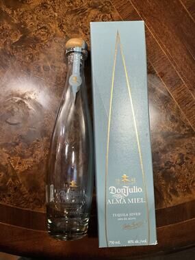 Don Julio 1942 Tequila Joven Reserva Alma Miel 750ml Empty Bottle/ Box